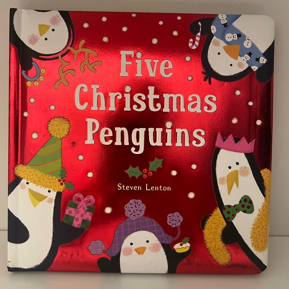 Five Christmas Penguins Book
